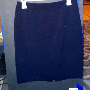 Dark Blue Pencil Skirt